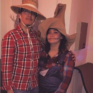 Halloween Scarecrow or Witch hat